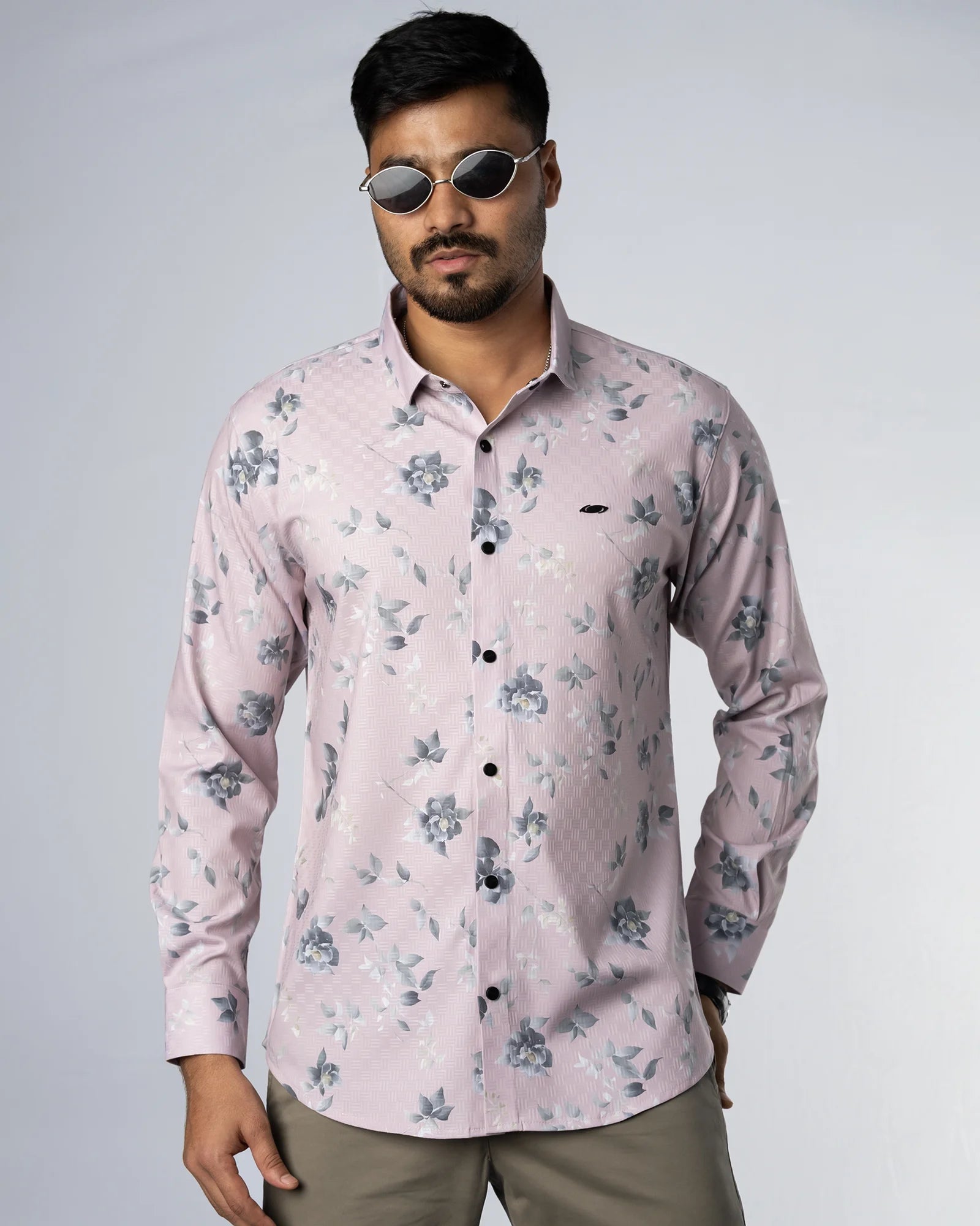 Bamboo Fiber Floral Shirt 25A