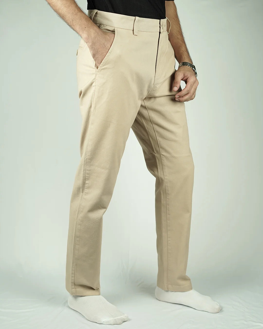 Premium Chino Pant- Light Beige