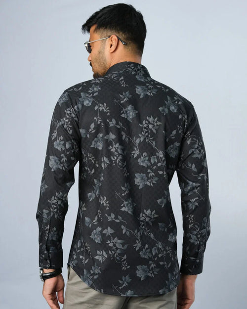 Bamboo Fiber Floral Shirt 25B