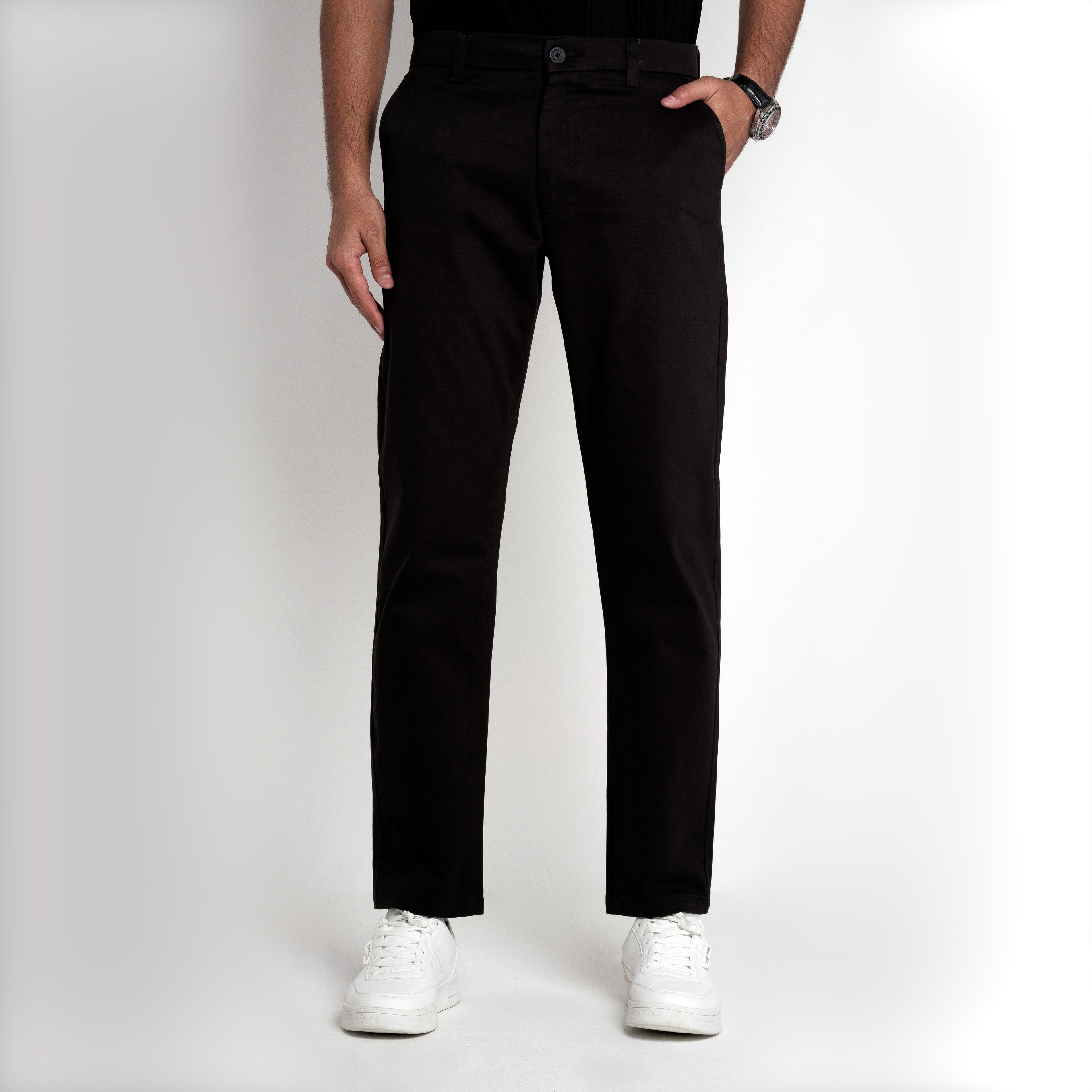 Premium Chino Pant- Black (Zeera)