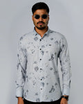 Bamboo Fiber Floral Shirt 25D