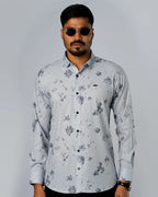 Bamboo Fiber Floral Shirt 25D