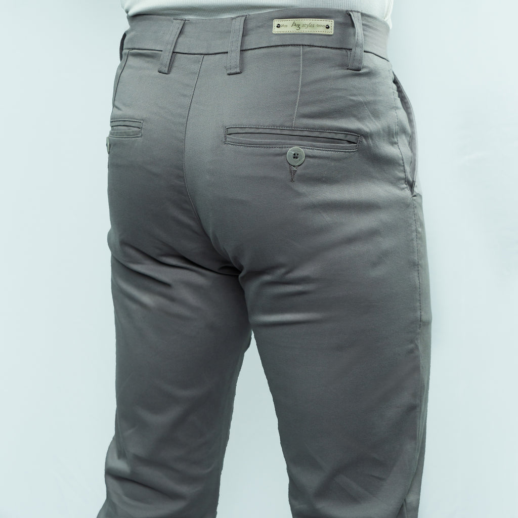 Premium Chino Twill Pant (Ash)