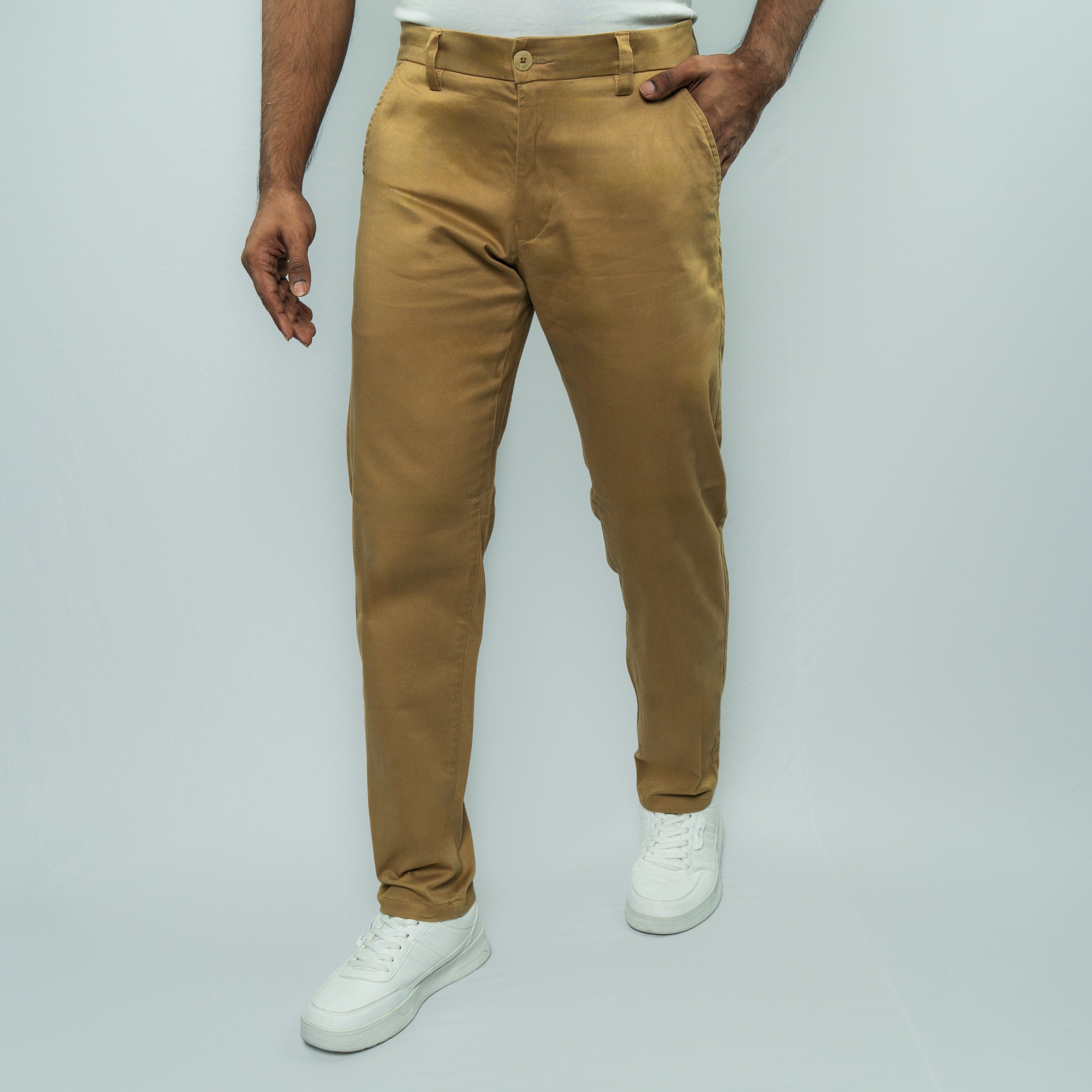 Premium Chino Twill Pant (Khaki)