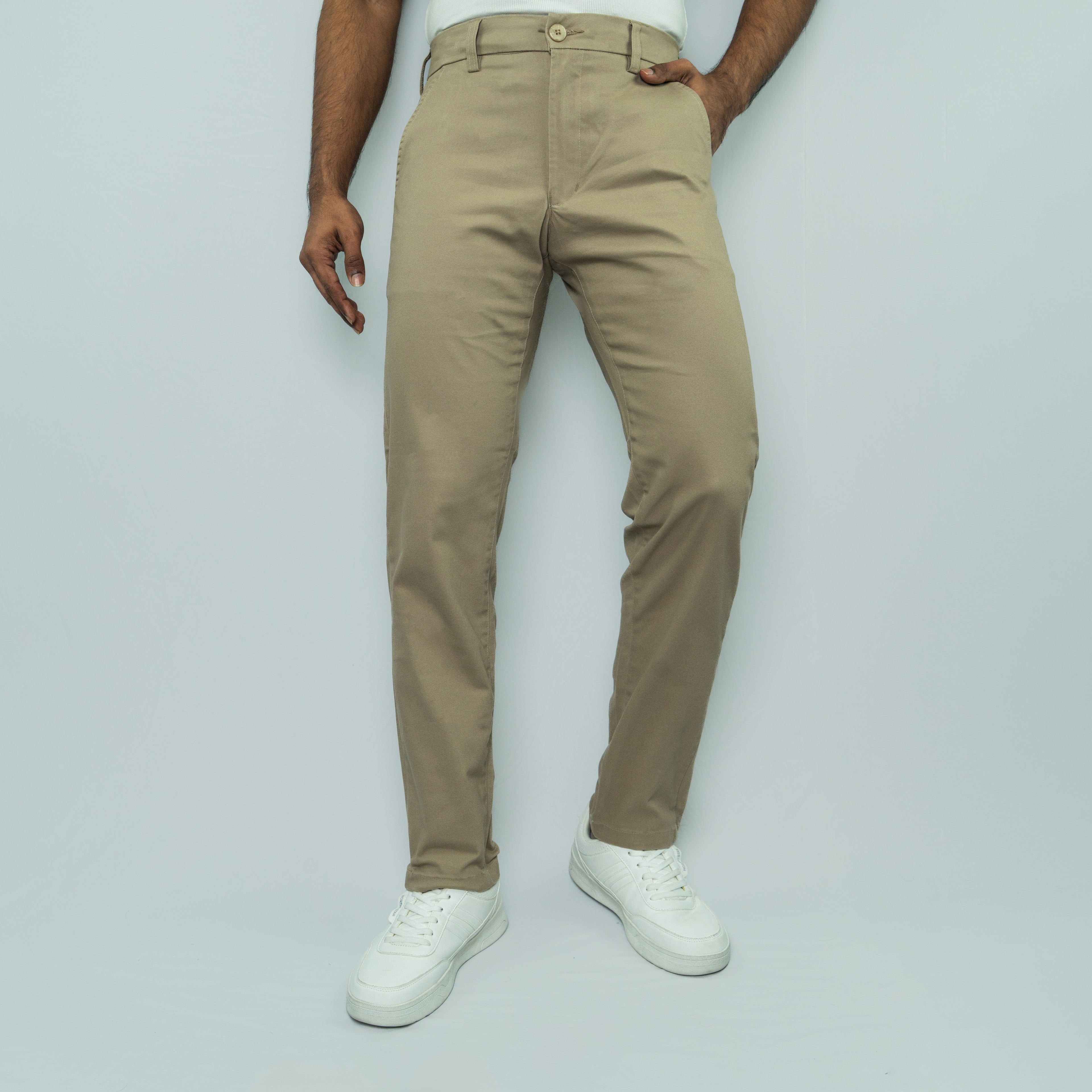 Premium Chino Twill Pant (Brown)