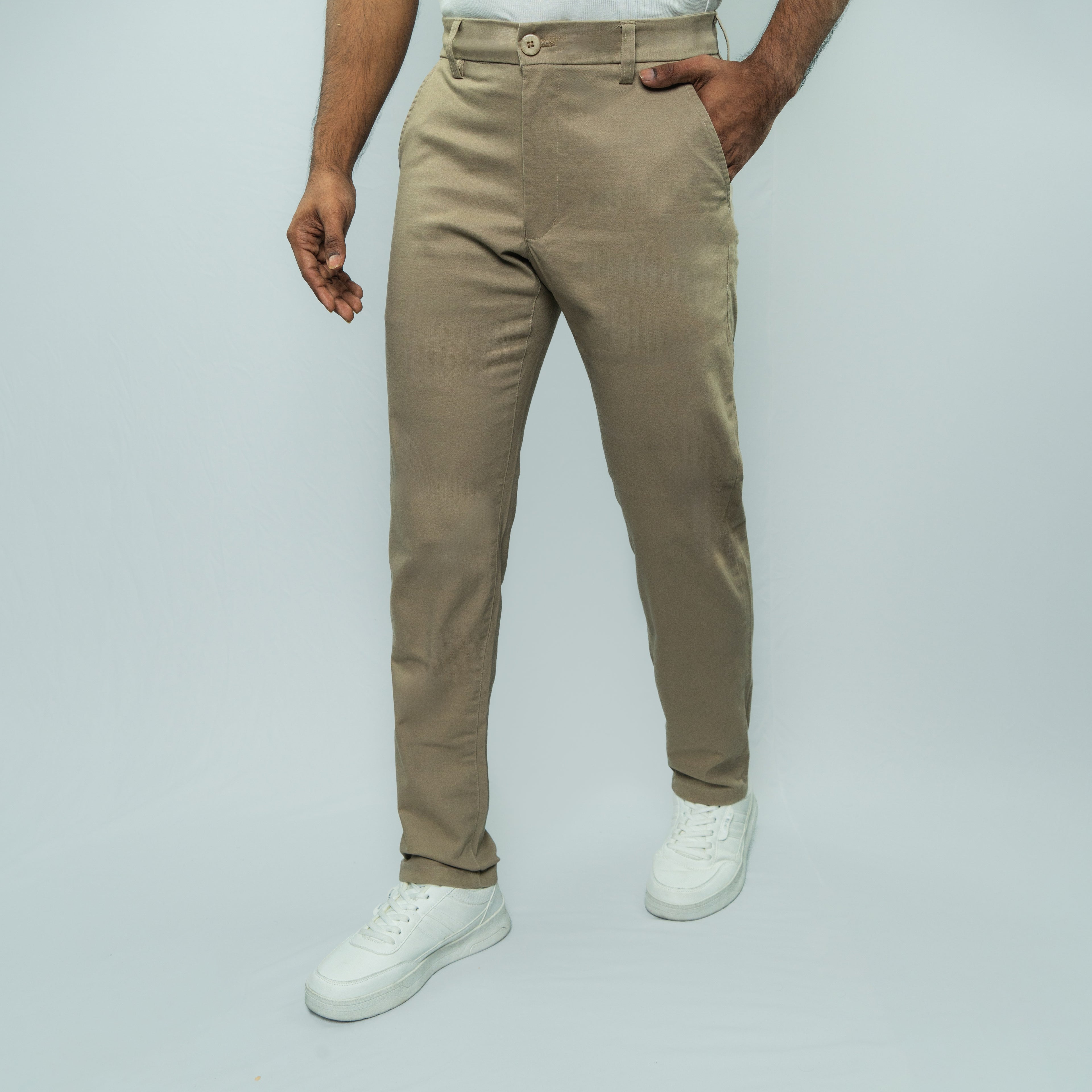 Premium Chino Twill Pant (Brown)