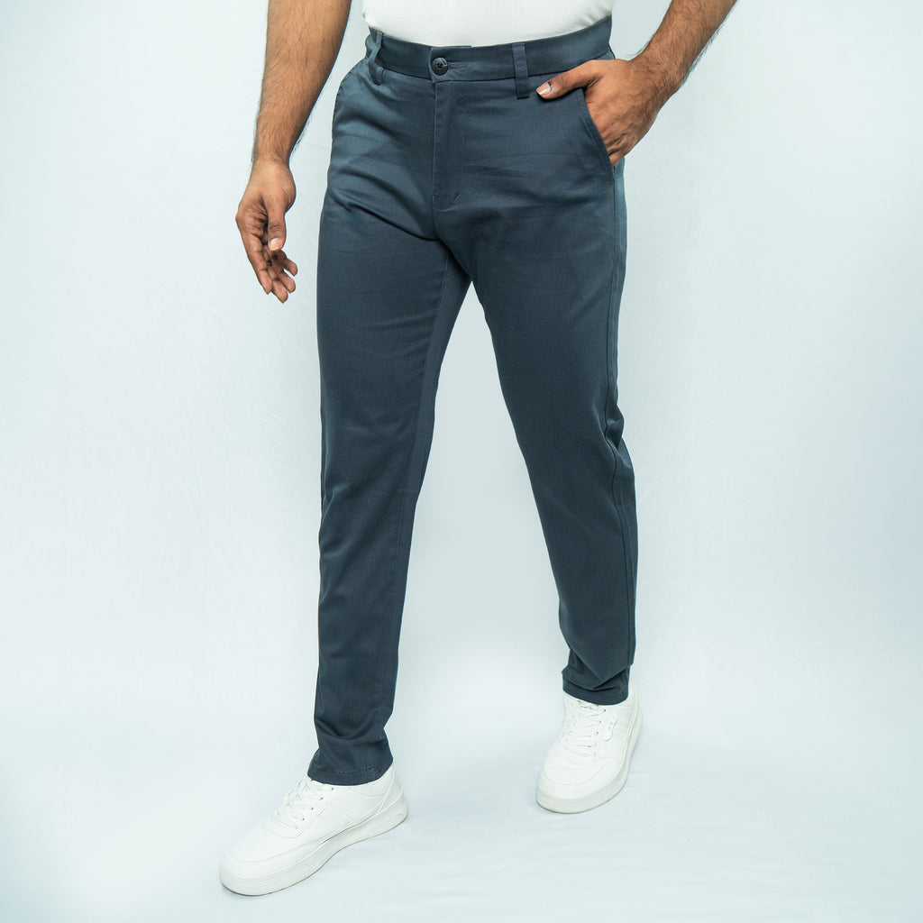Premium Chino Twill Pant (Dark Grey)