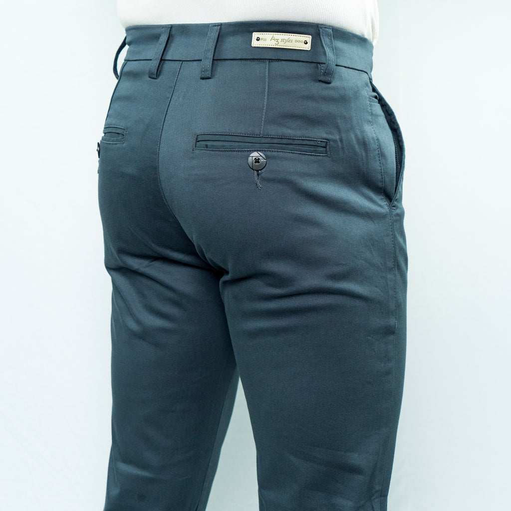 Premium Chino Twill Pant (Dark Grey)