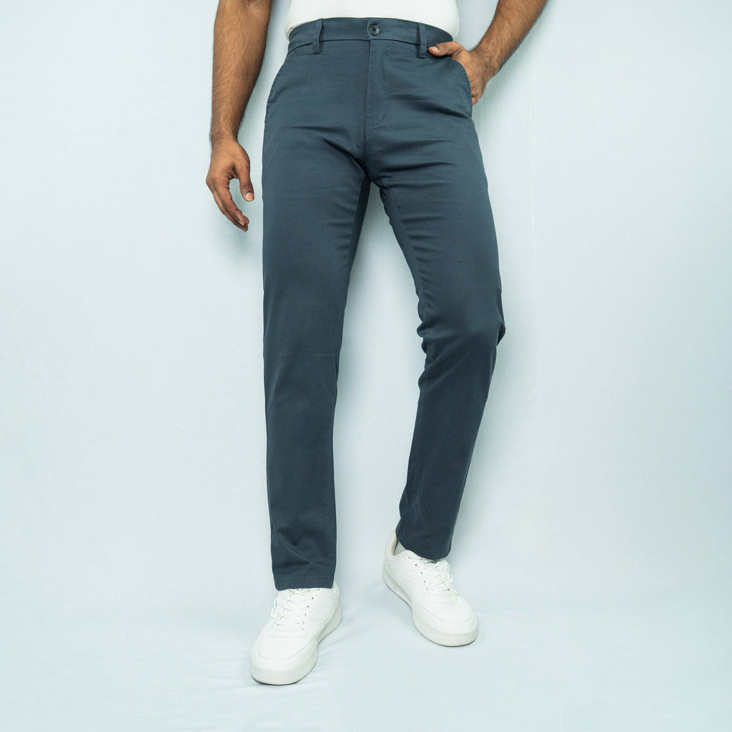 Premium Chino Twill Pant (Dark Grey)