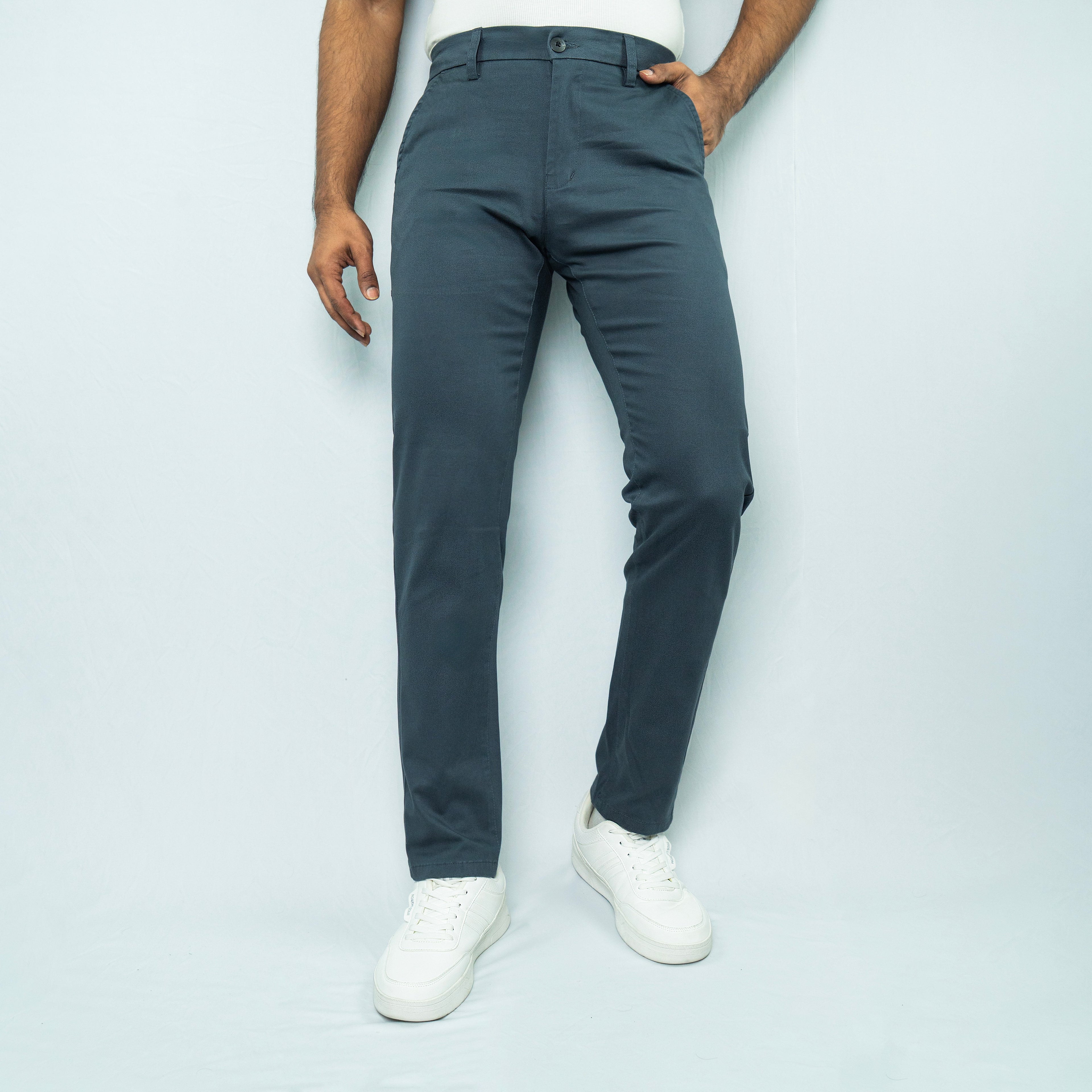 Premium Chino Twill Pant (Dark Grey)