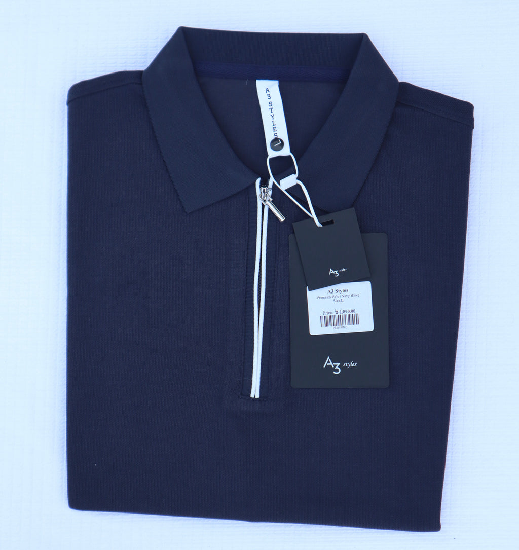 Premium Polo (Navy Blue)