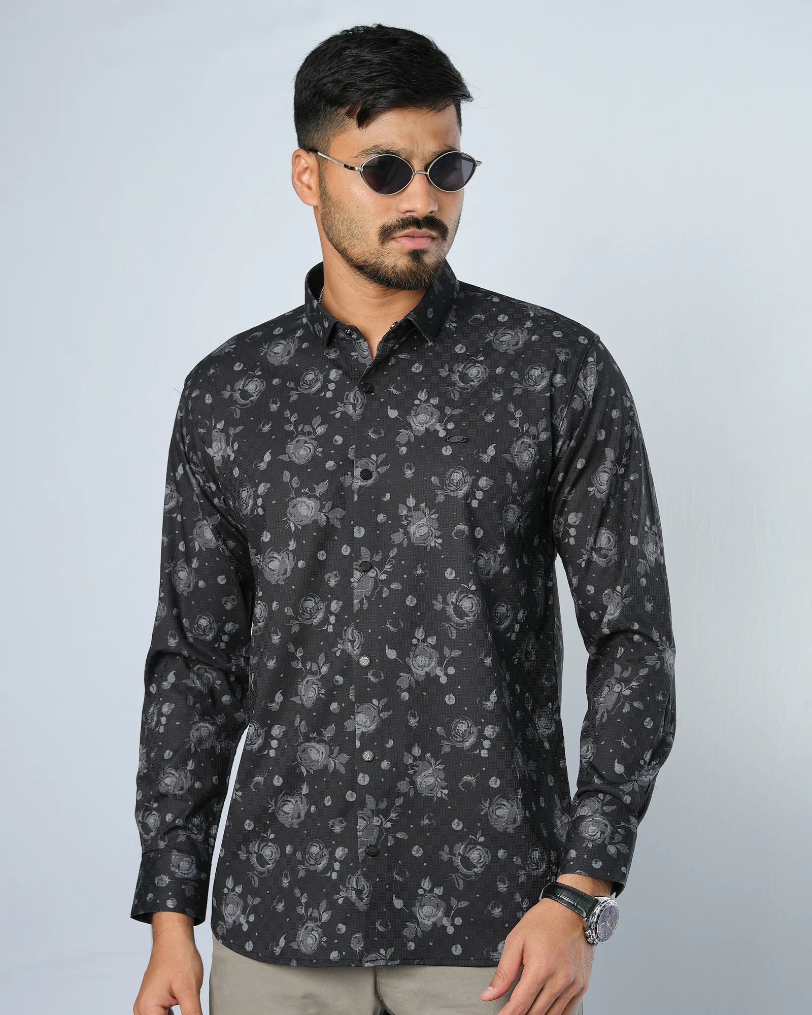 Bamboo Fiber Floral Shirt 25L