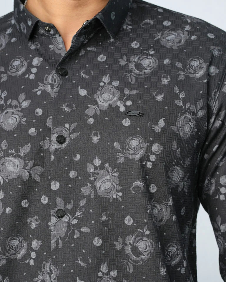Bamboo Fiber Floral Shirt 25L