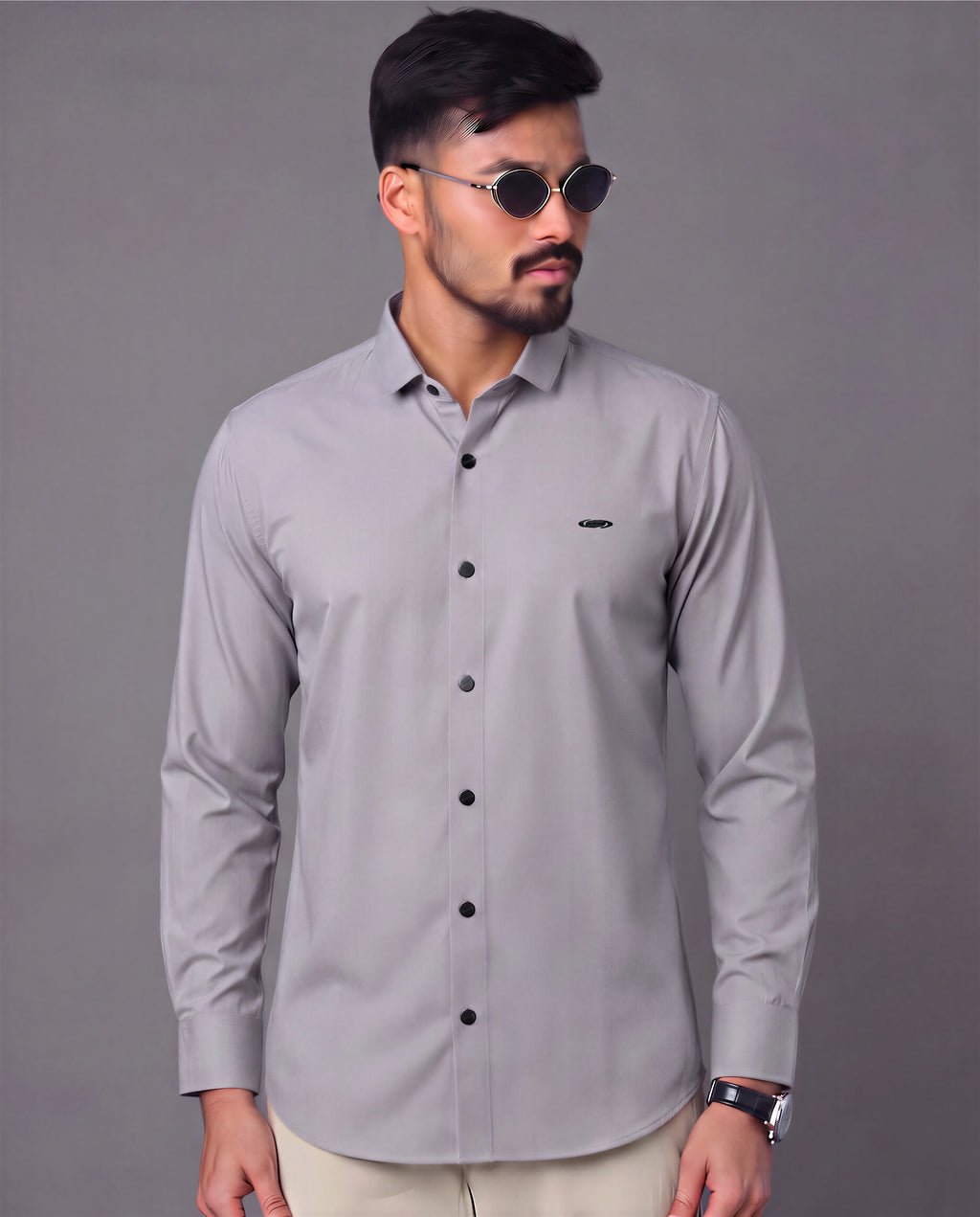 Bamboo Fiber Shirt (Light Ash)