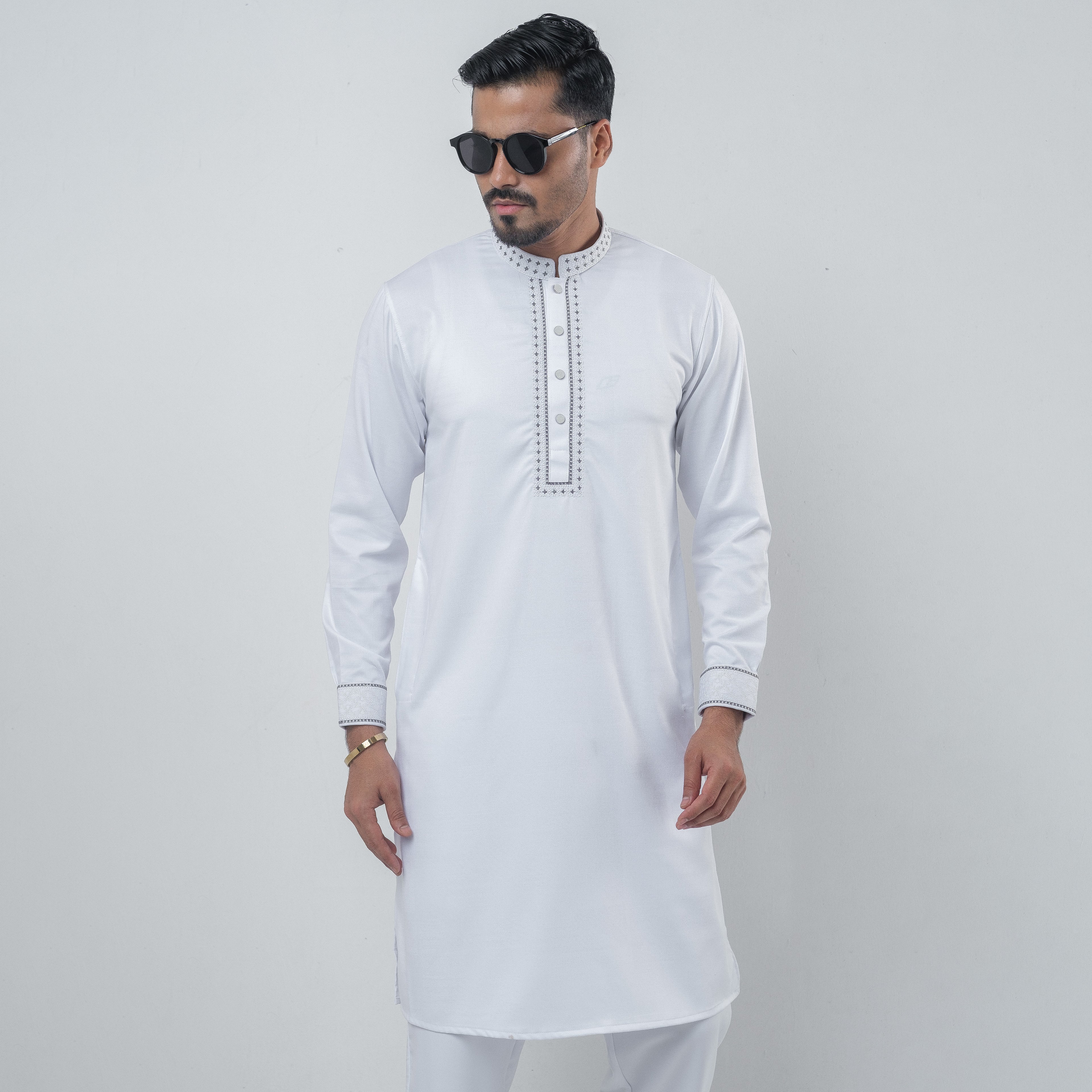 Exclusive Premium Panjabi (White)
