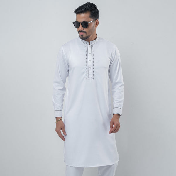Exclusive Premium Panjabi (White)