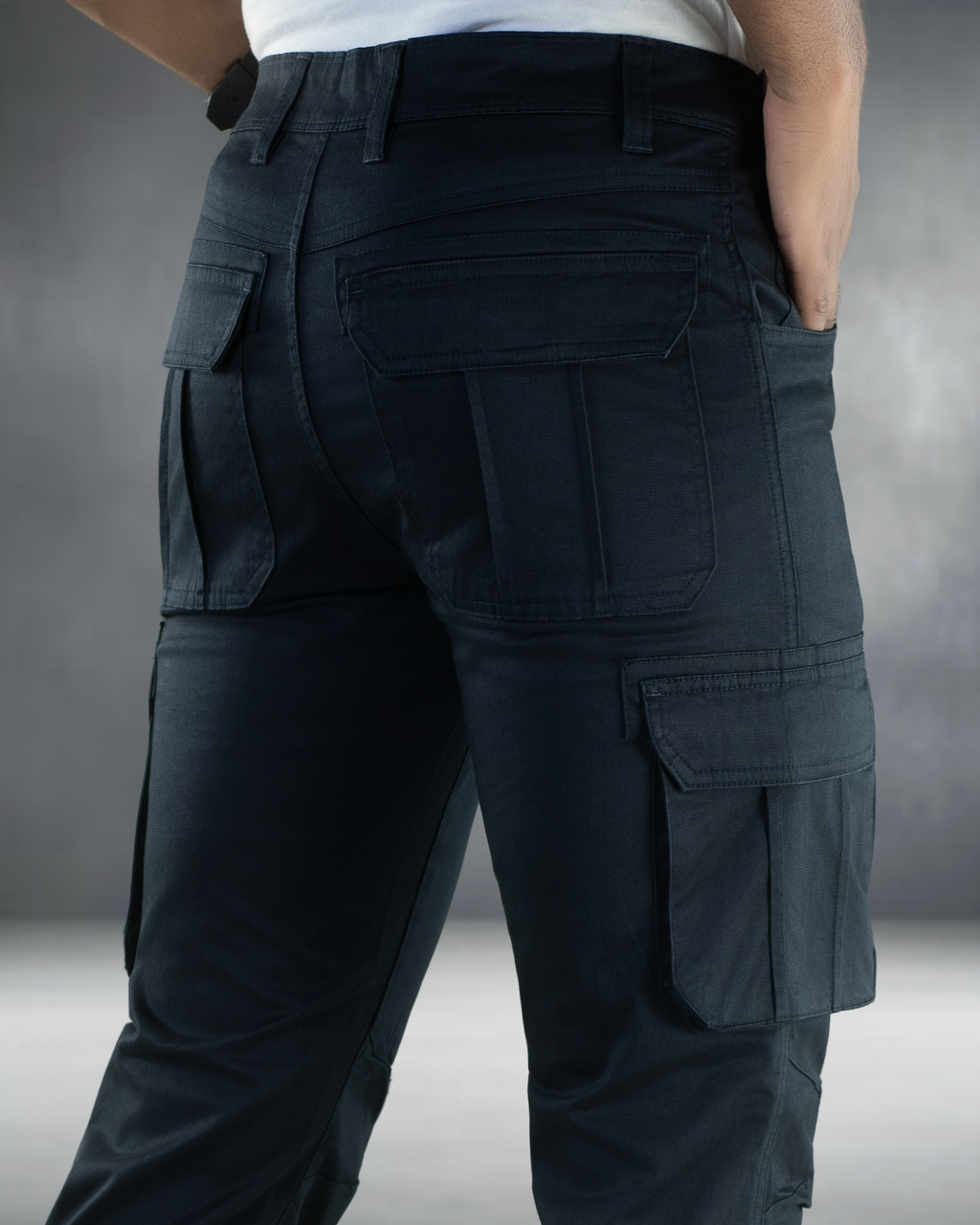 6 Pocket Cargo Pant – Navy Blue