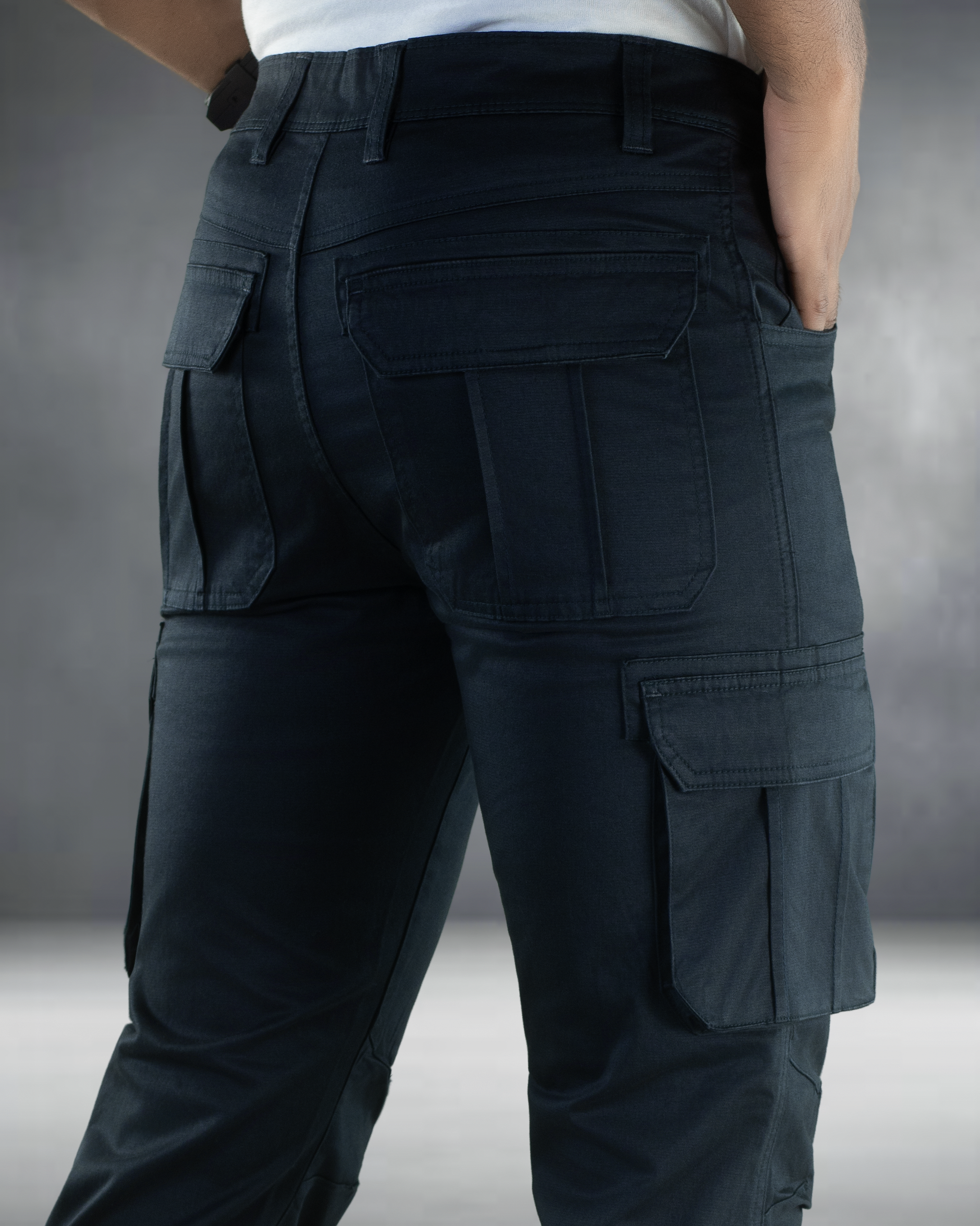 6 Pocket Cargo Pant – Navy Blue