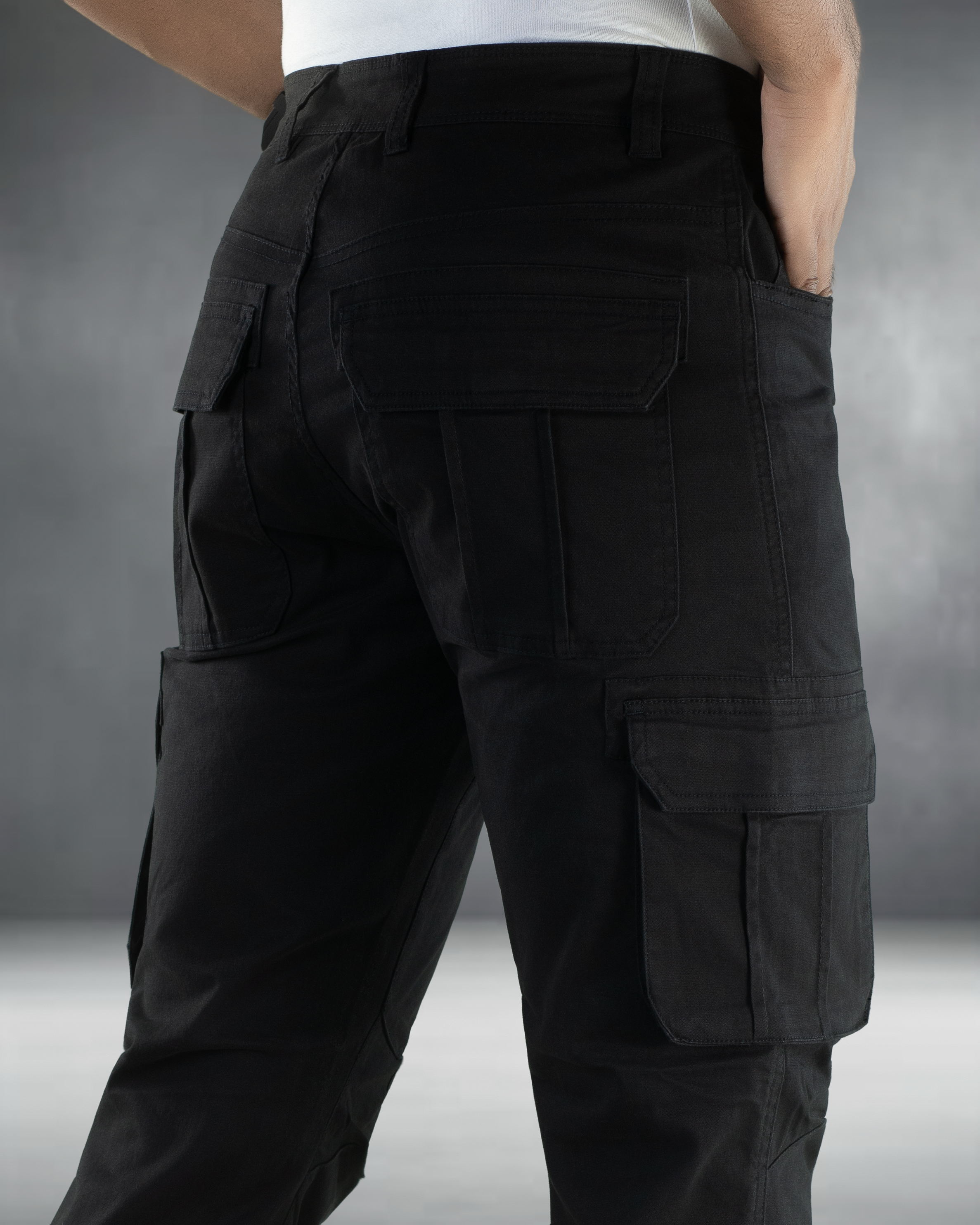 6 Pocket Cargo Pant – Black