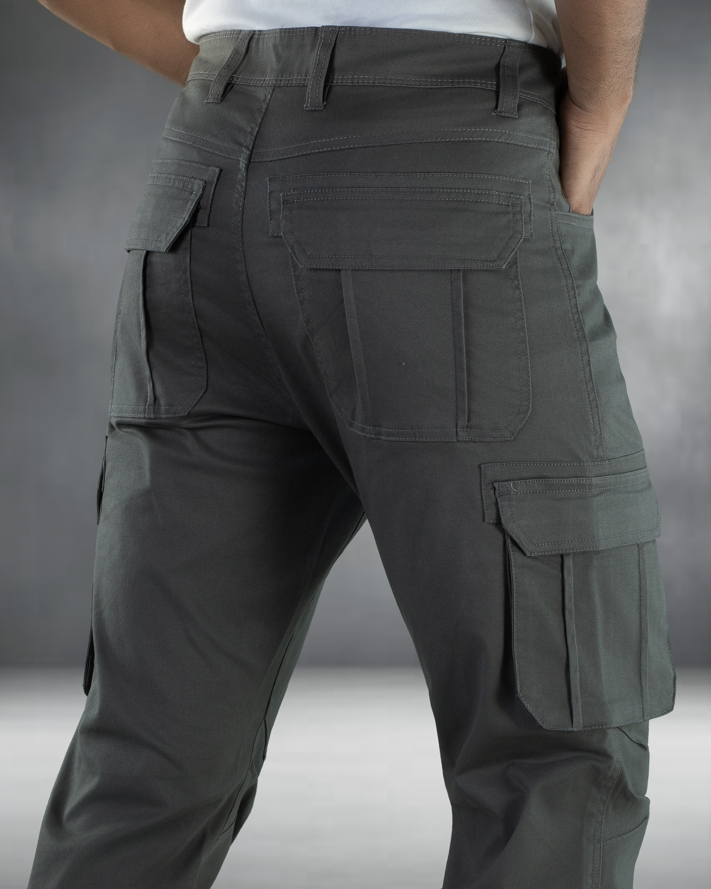 6 Pocket Cargo Pant – Deep Ash