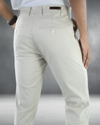 Premium Chino Twill Pant (Cream)