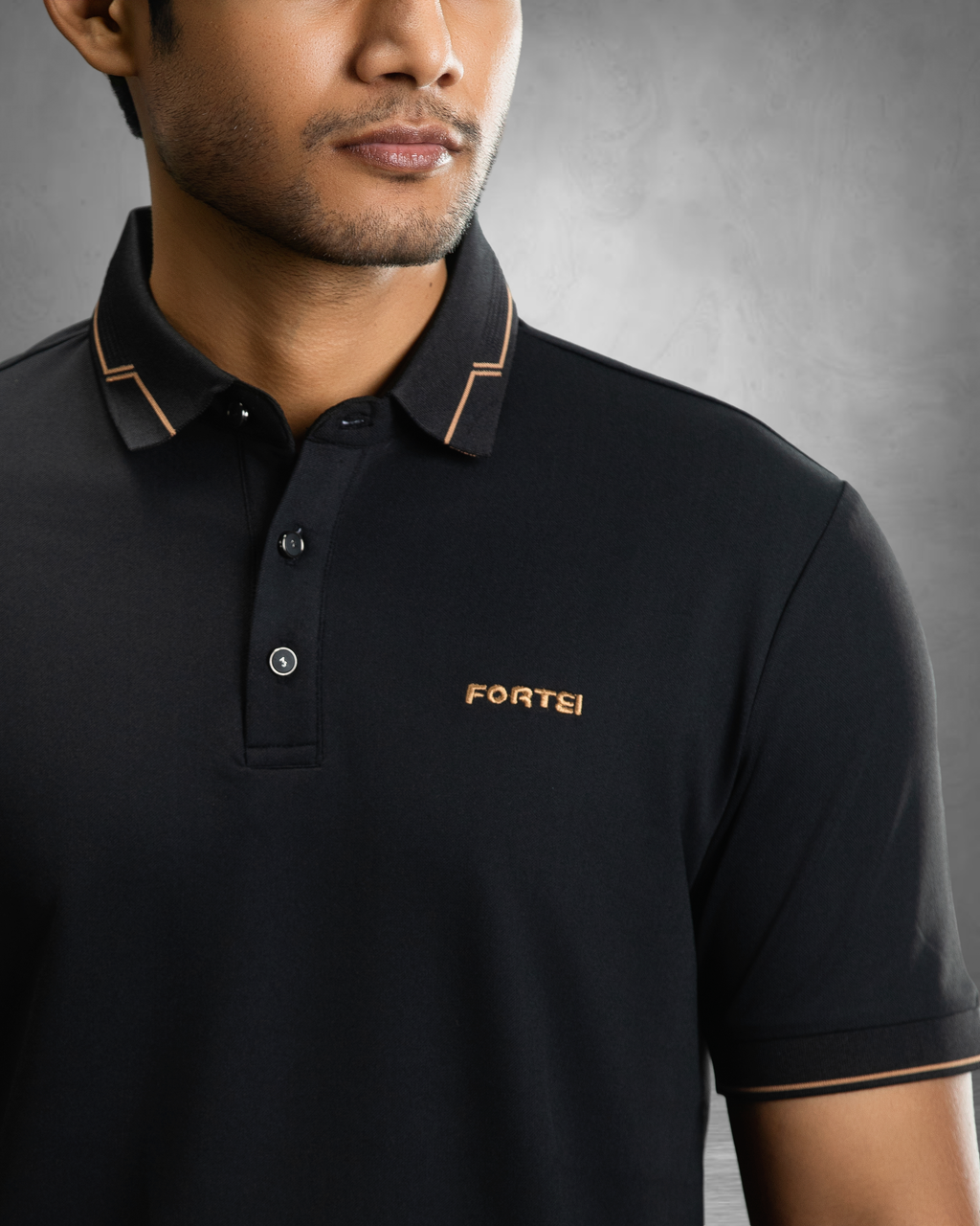 Premium Polo (Black-3)