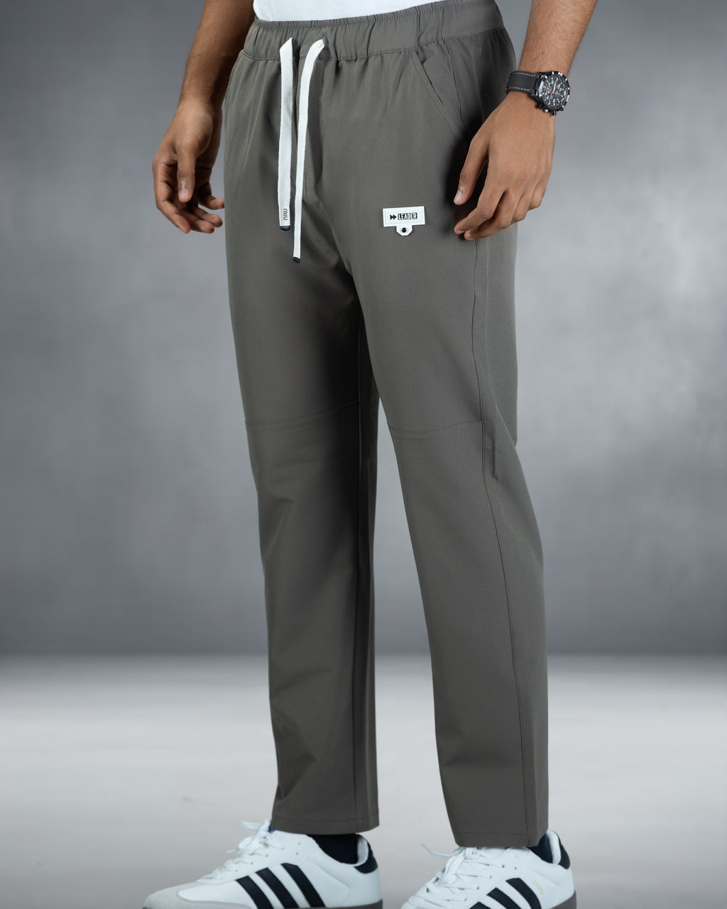 Premium Solid Trouser Pant (Dusty olive)