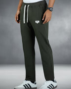 Premium Solid Trouser Pant (Olive)