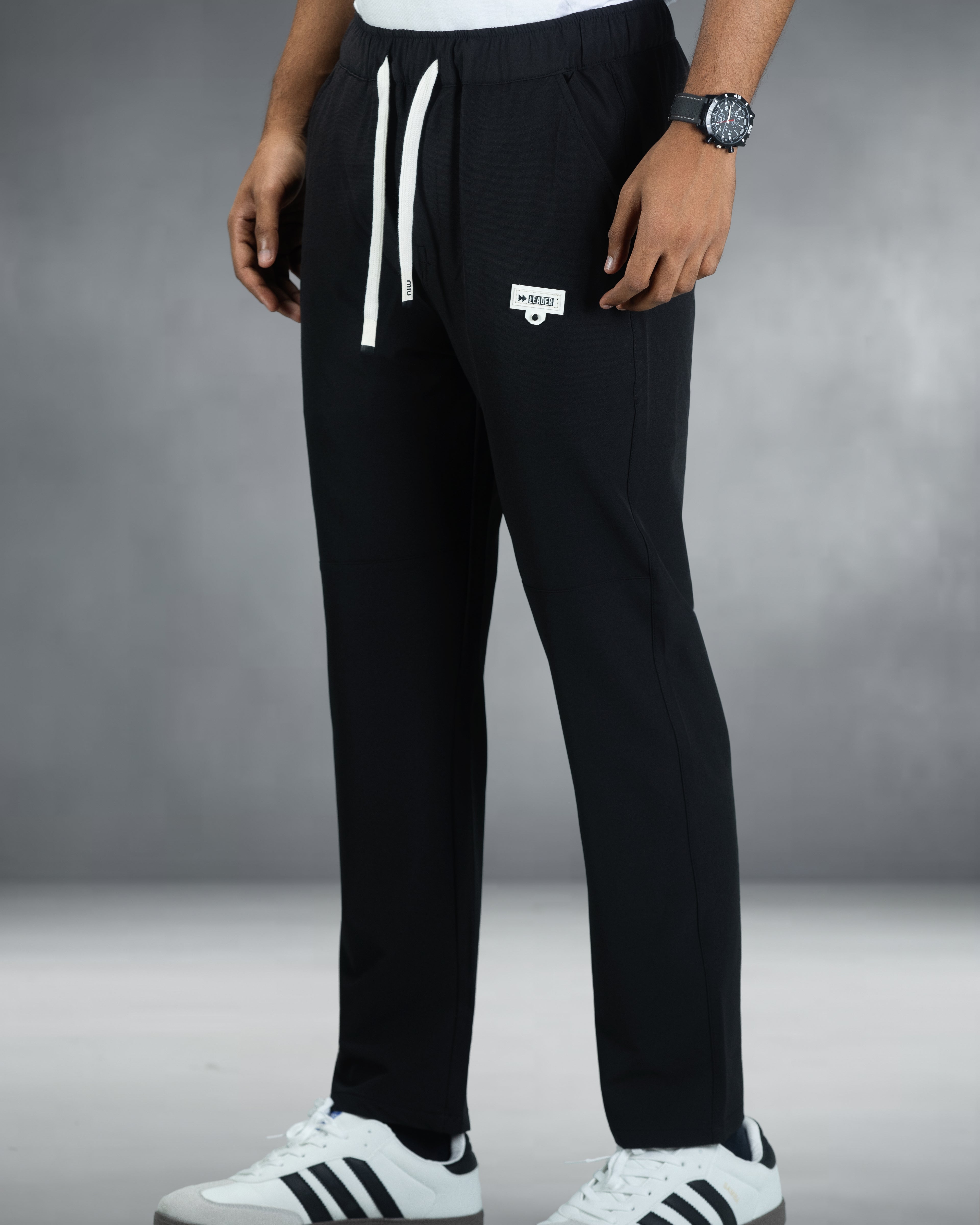 Premium Solid Trouser Pant (Black)
