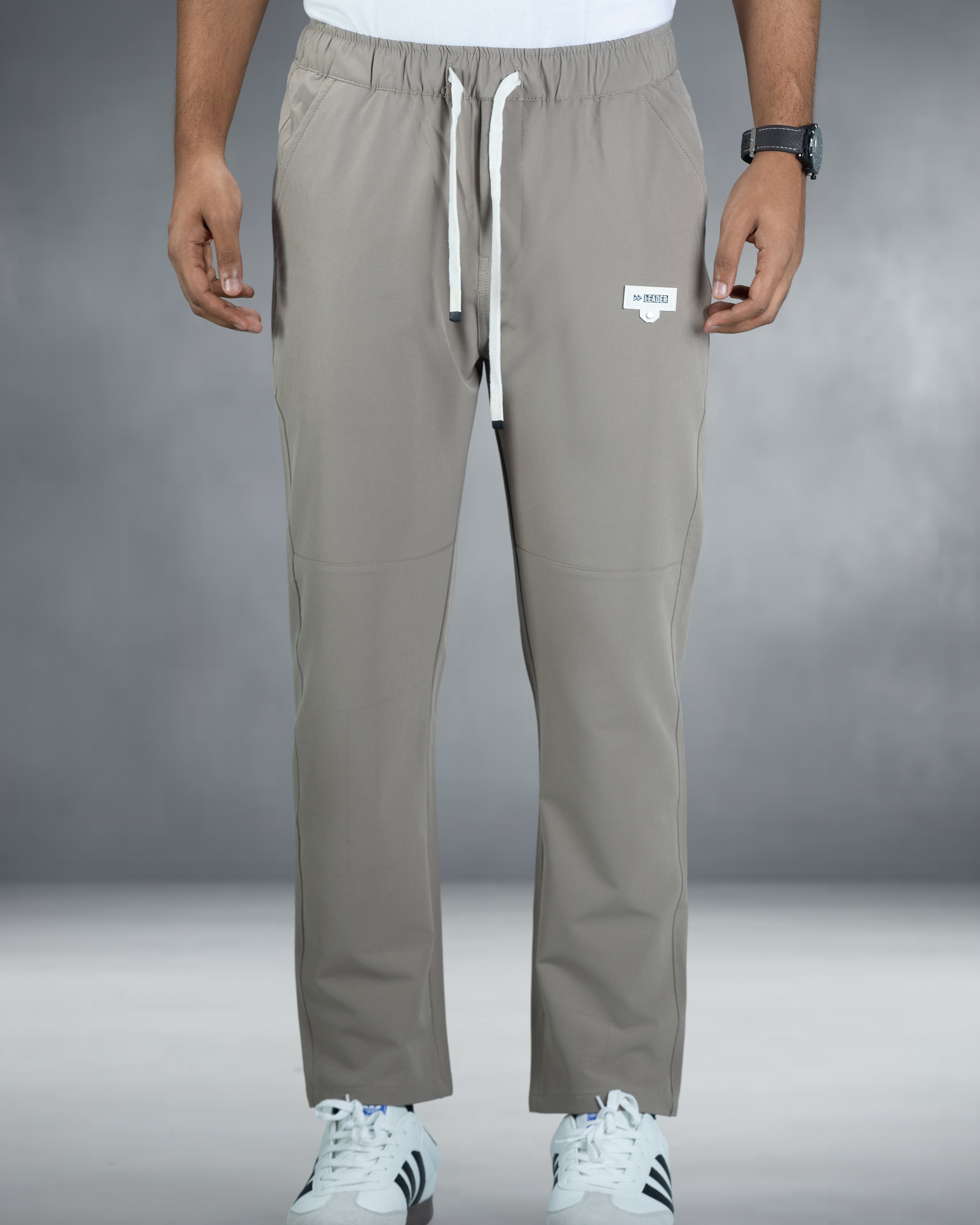 Premium Solid Trouser Pant (Light Brown)