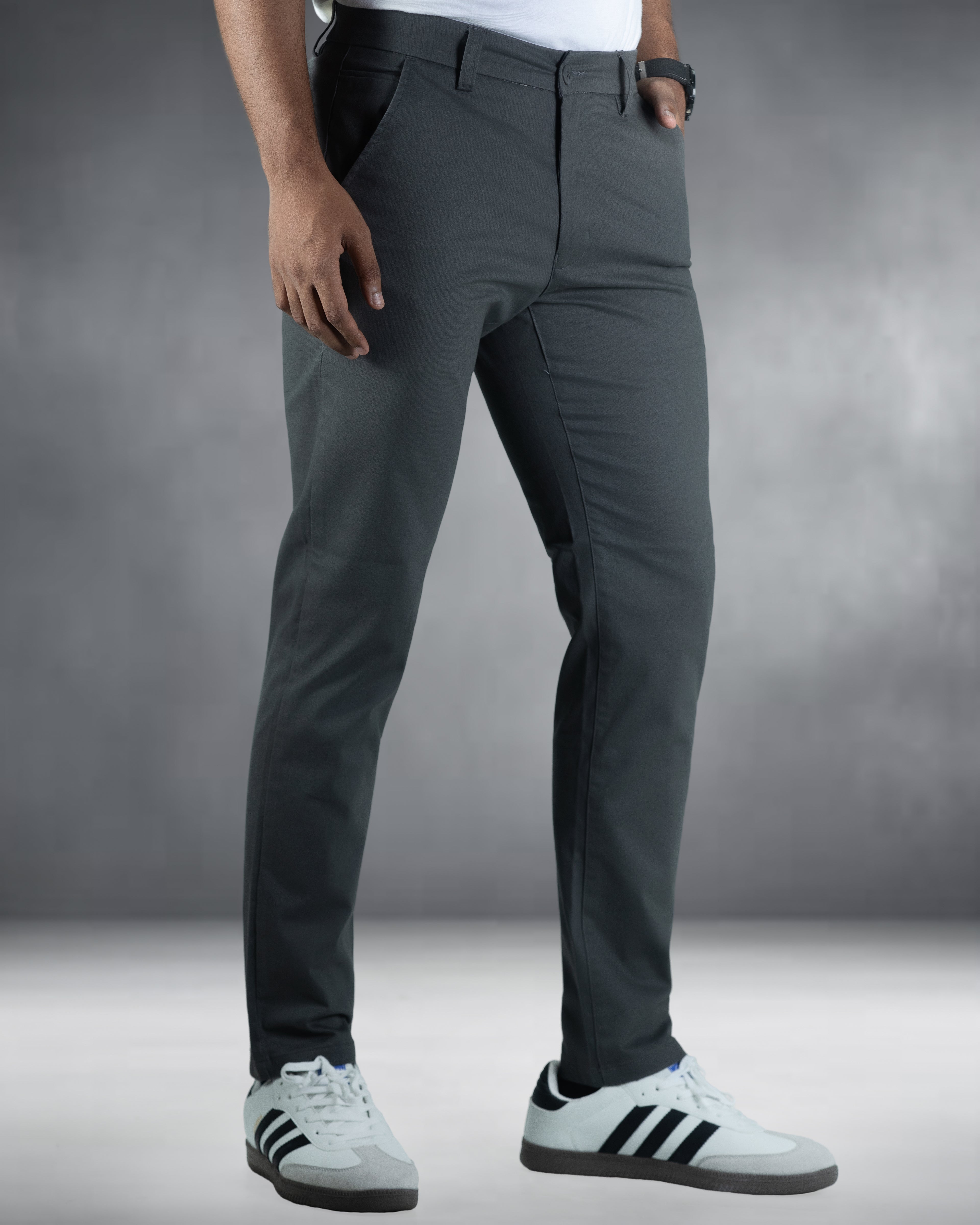 Premium Chino Pant- Dark Ash
