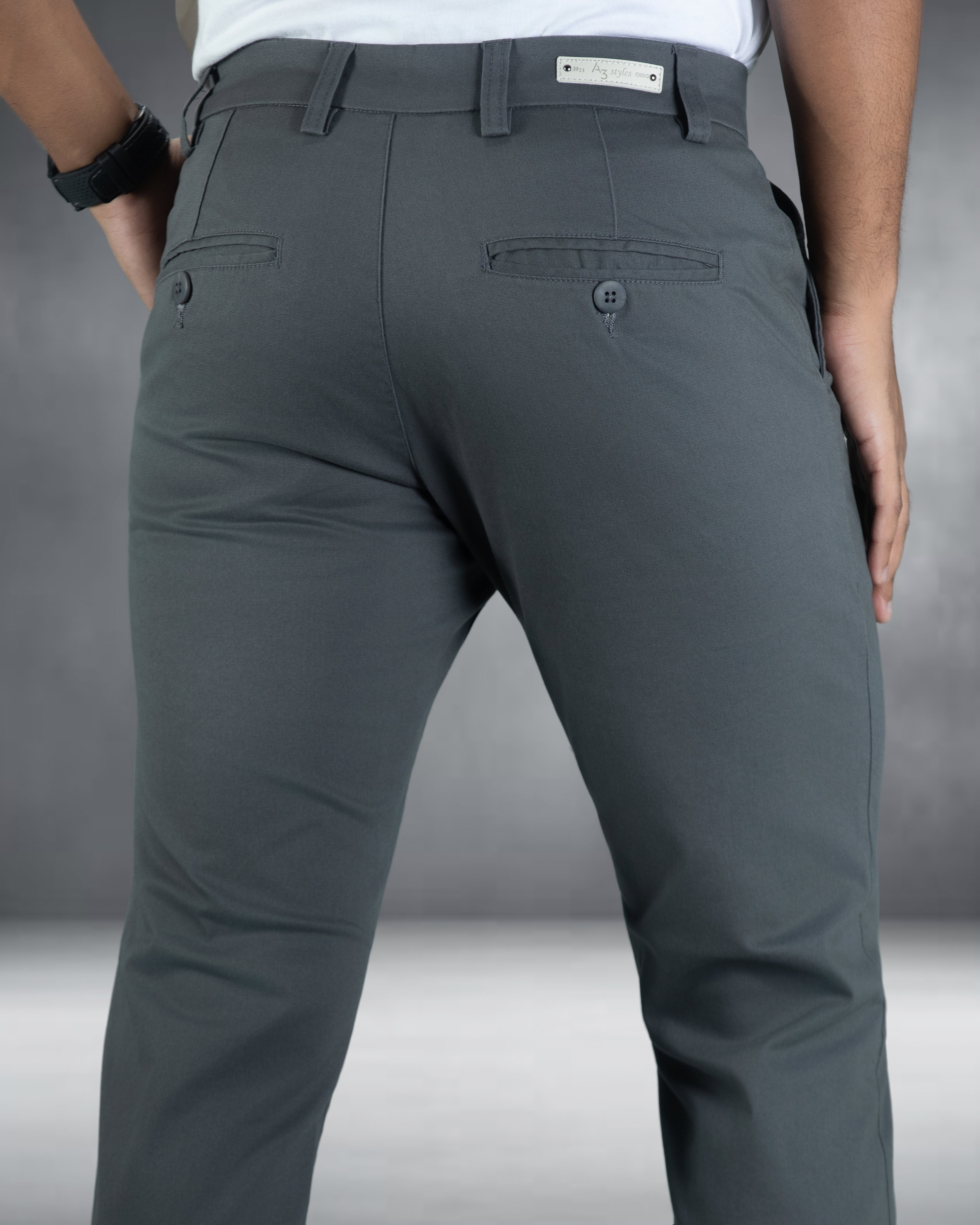 Premium Chino Pant- Dark Ash
