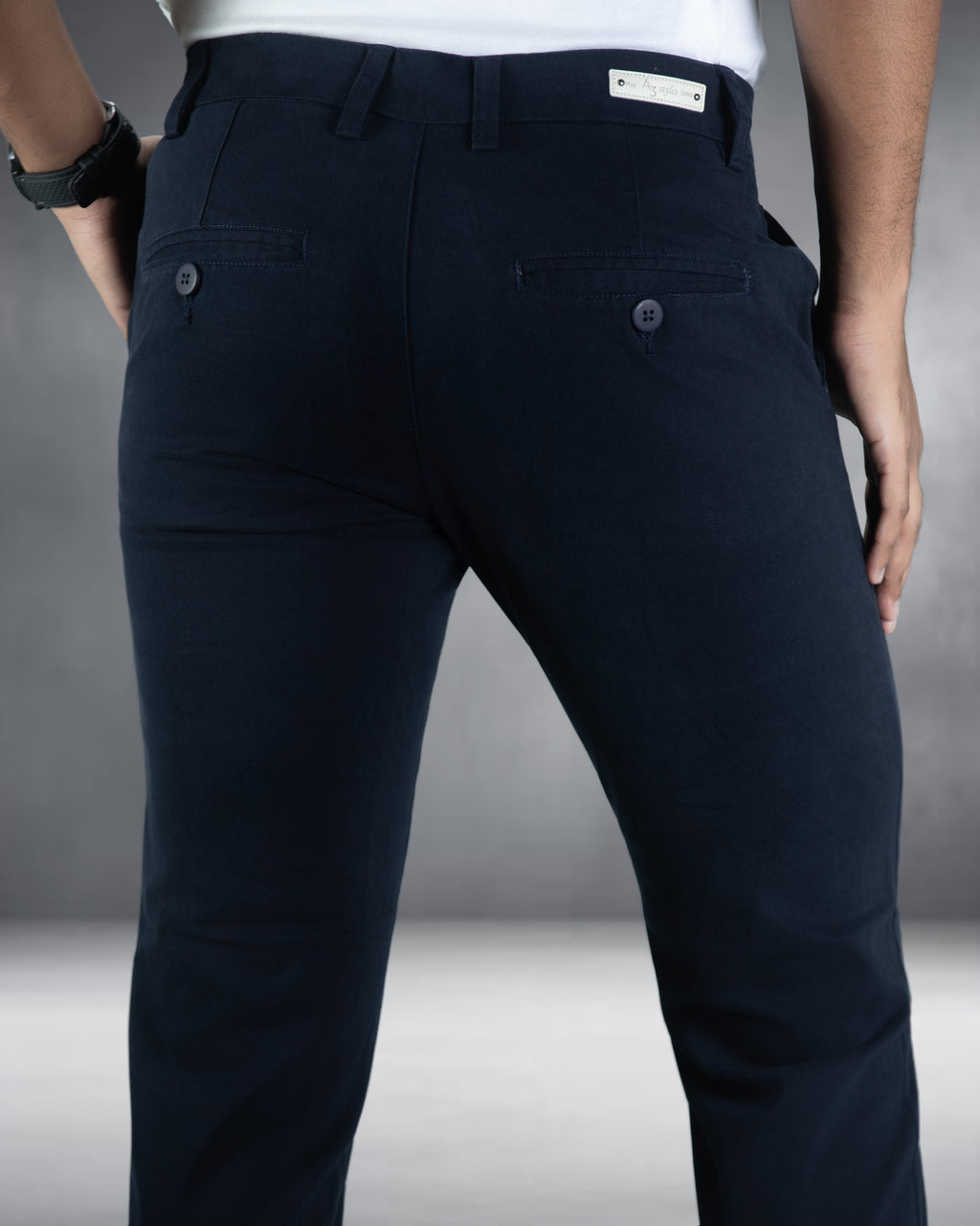 Premium Chino Twill Pant (Navy Blue)