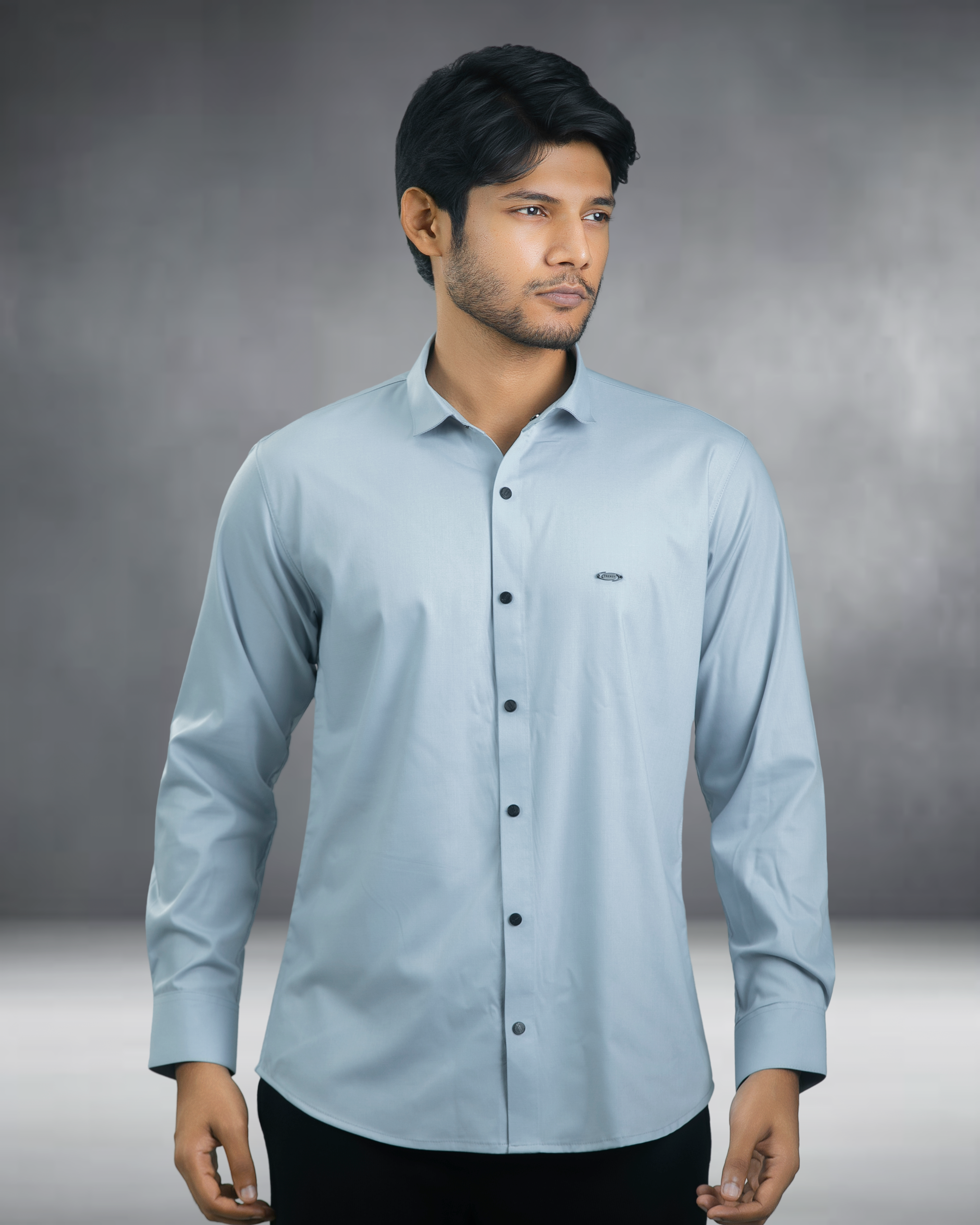 Bamboo Fiber Shirt (Light Grey)