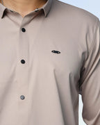 Bamboo Fiber Solid Shirt Light Khaki