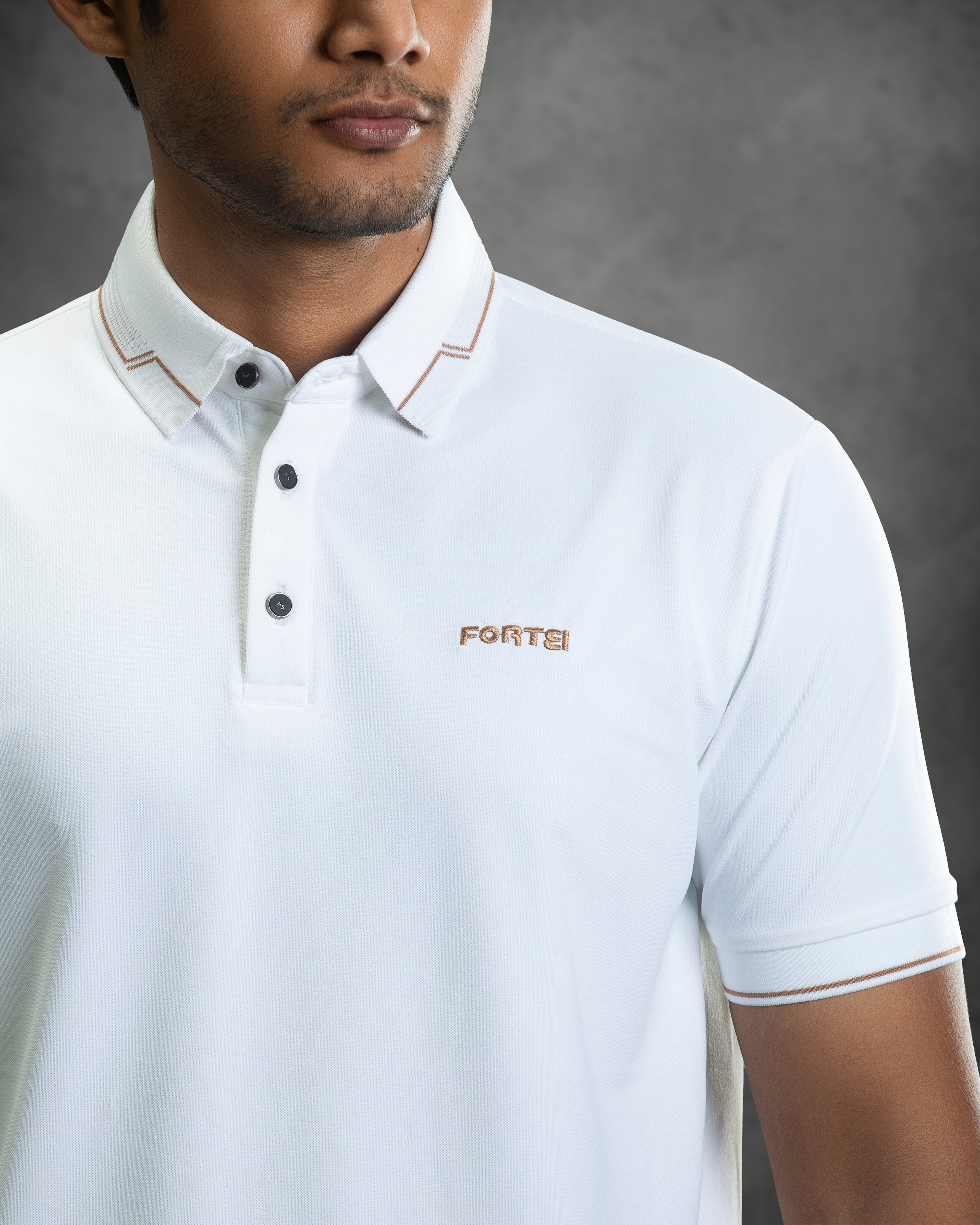 Premium Polo (White-3)