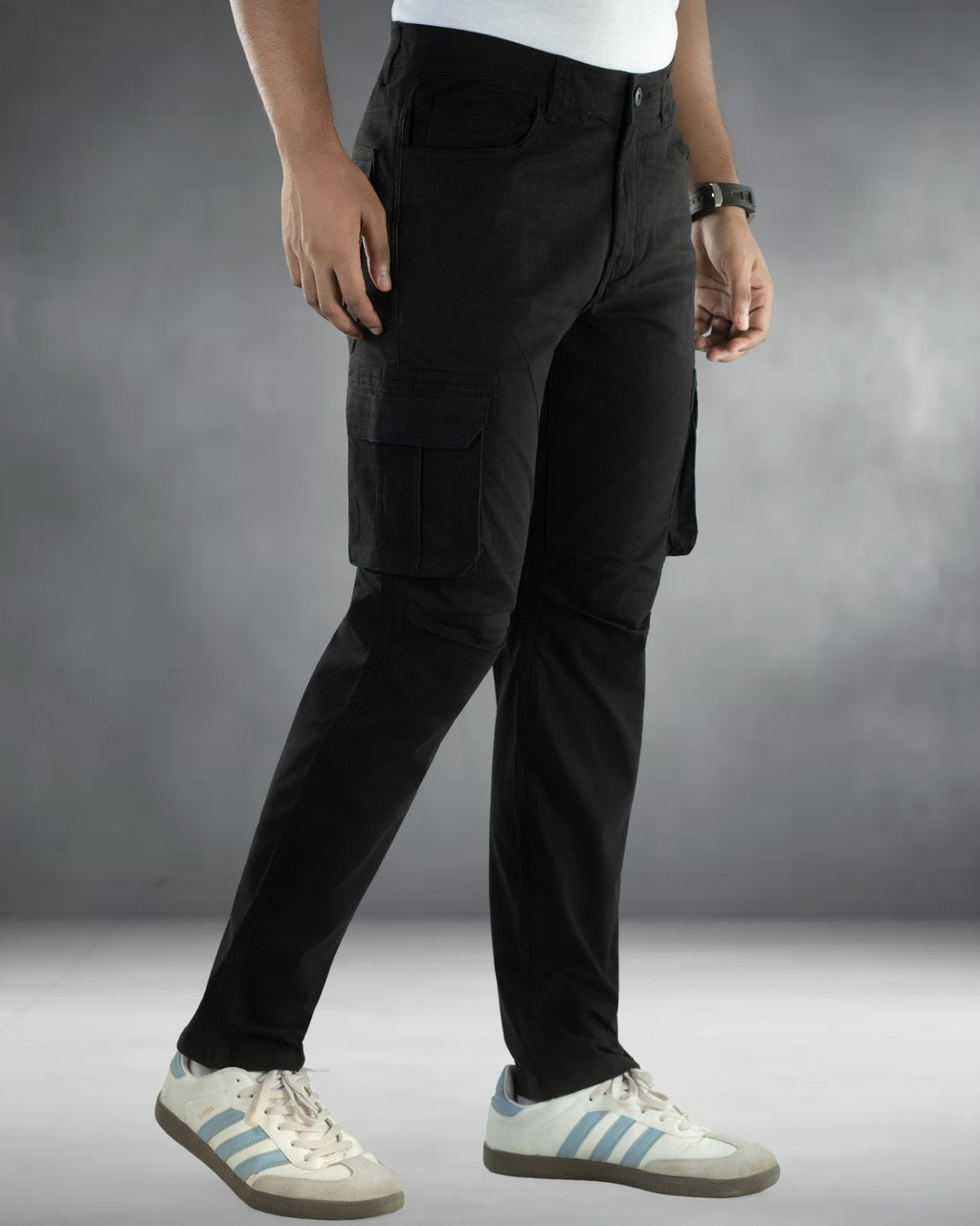 6 Pocket Cargo Pant – Black
