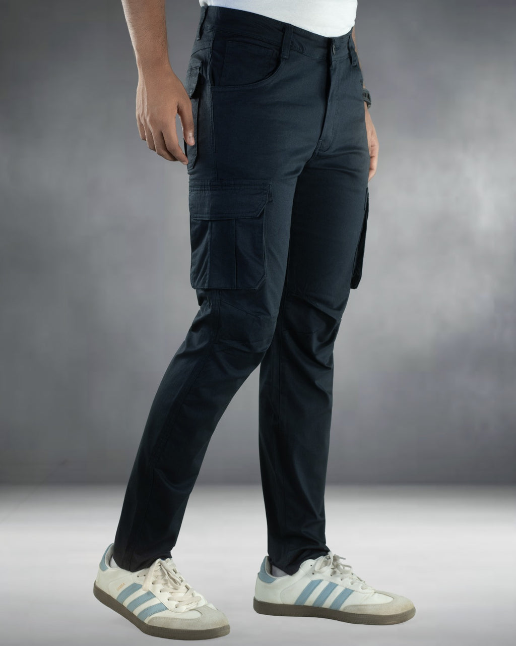 6 Pocket Cargo Pant – Navy Blue