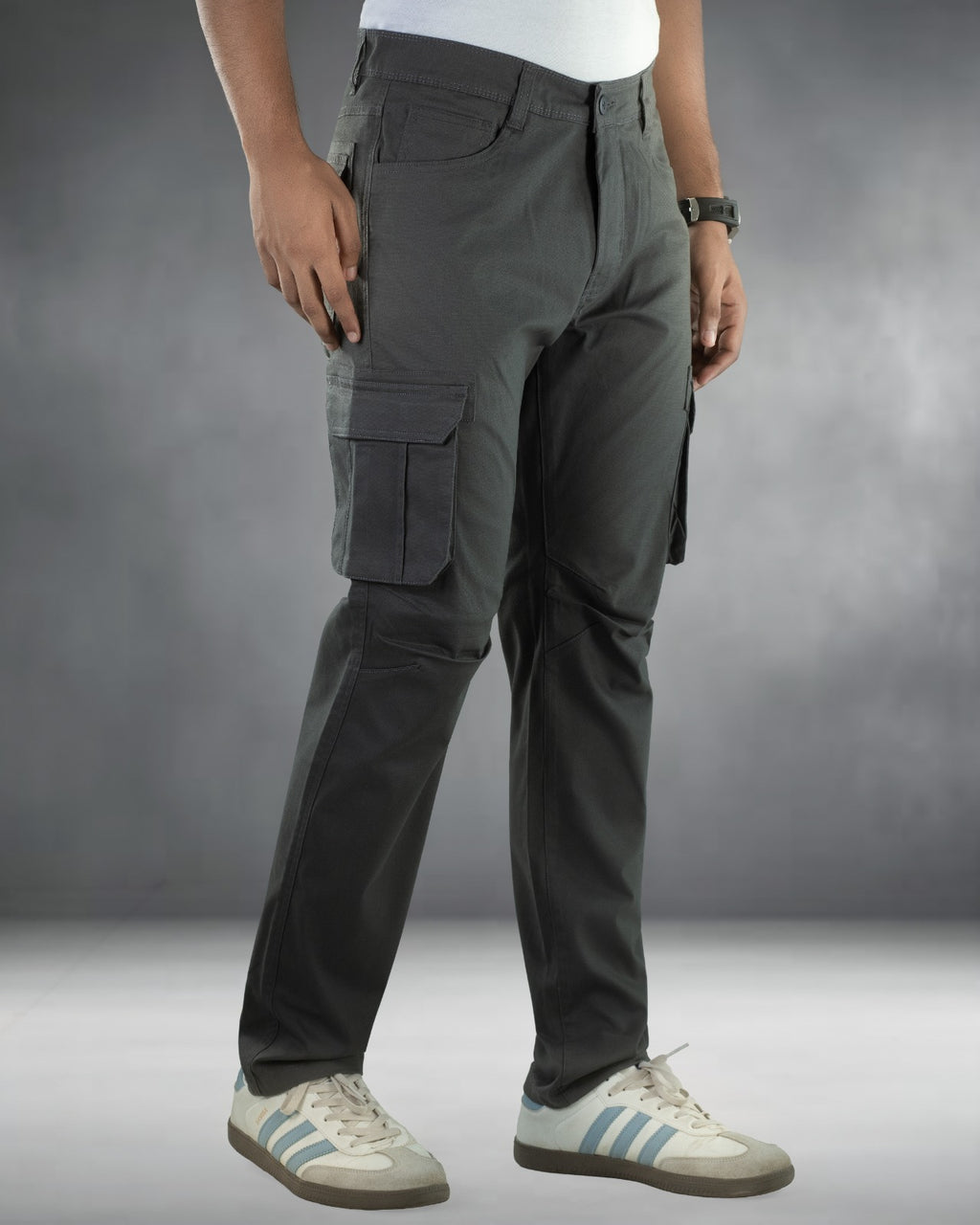 6 Pocket Cargo Pant – Deep Ash