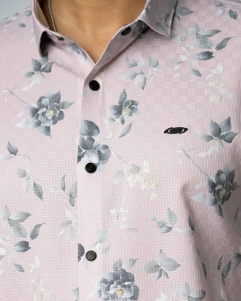 Bamboo Fiber Floral Shirt 25A