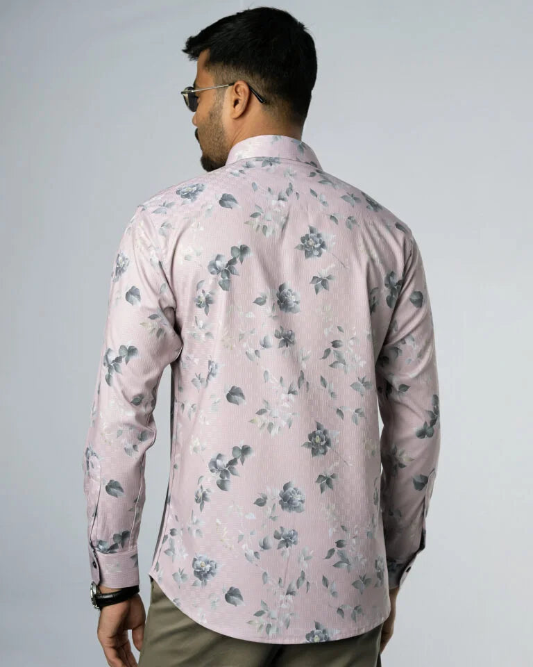 Bamboo Fiber Floral Shirt 25A