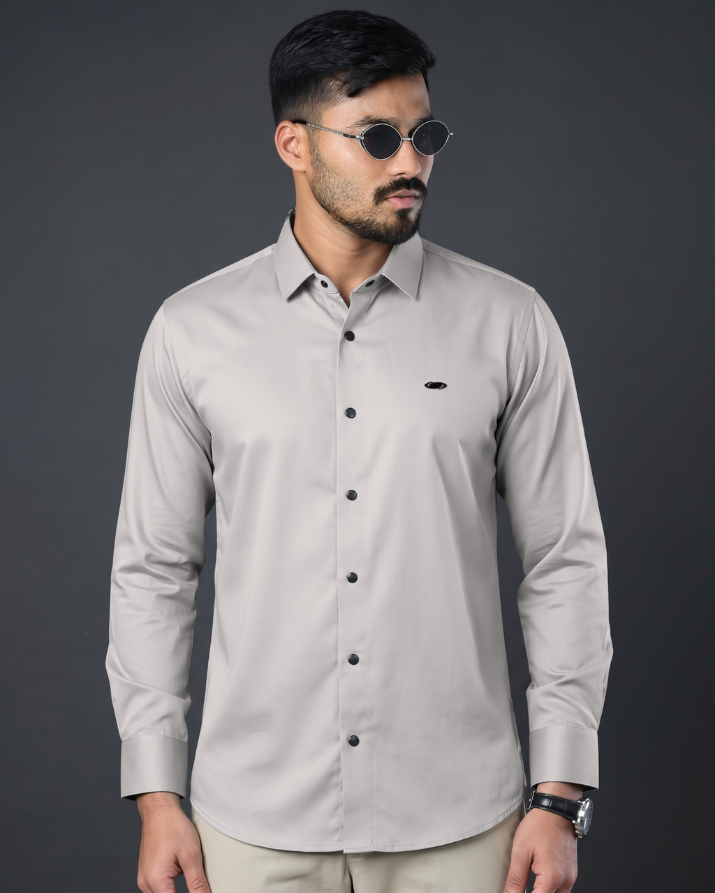 Bamboo Fiber Shirt (Beige)