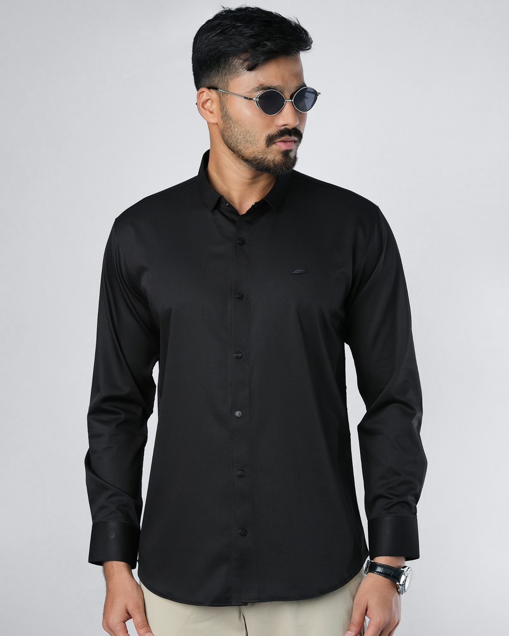 Bamboo Fiber Shirt (Black)