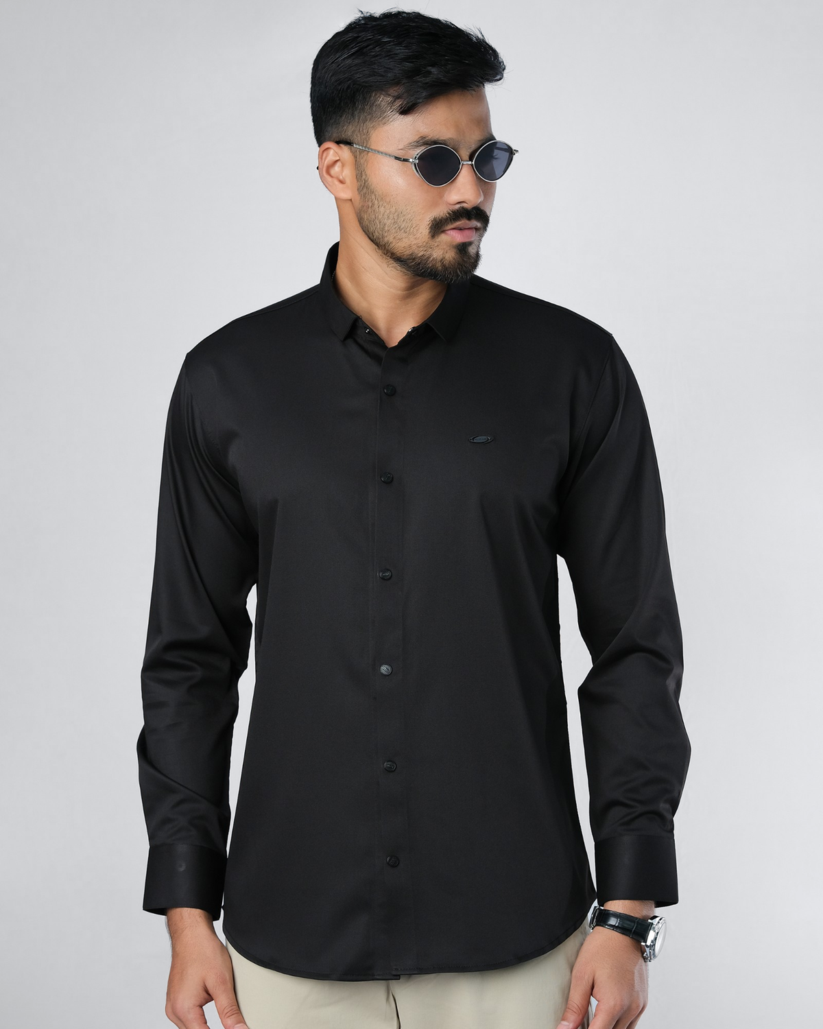 Bamboo Fiber Shirt (Black)
