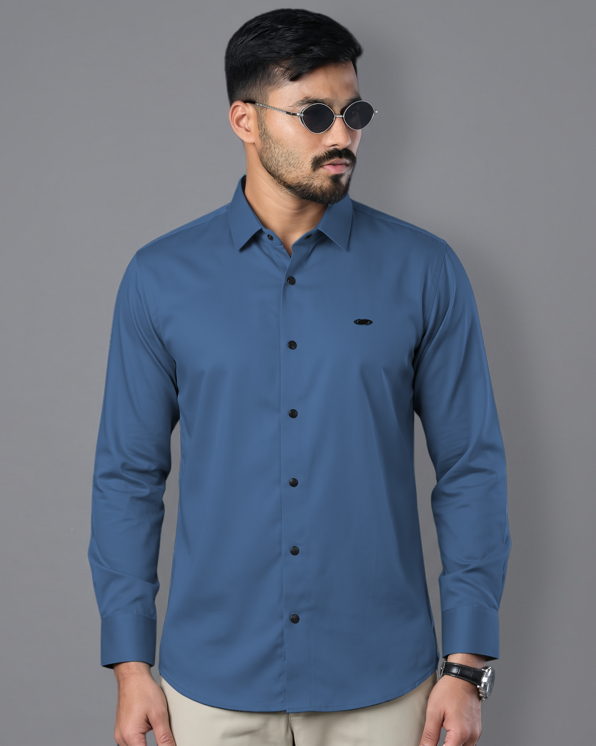 Bamboo Fiber Shirt (Blue)