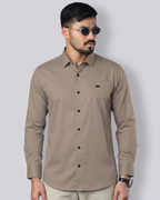 Bamboo Fiber Shirt (Brown)