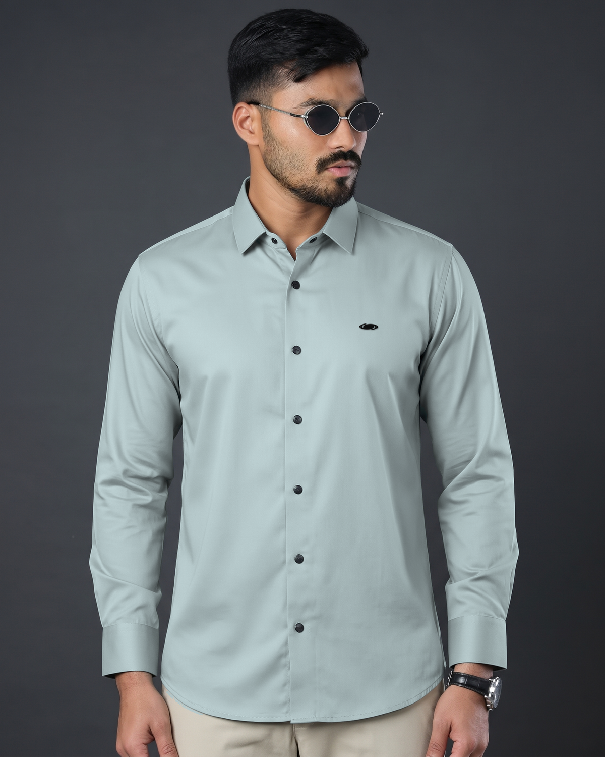 Bamboo Fiber Shirt (Mint Green)