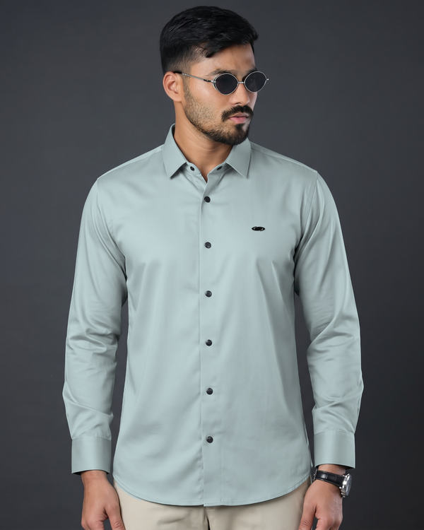 Bamboo Fiber Shirt (Mint Green)