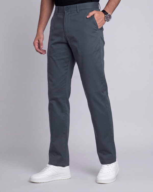 Premium Chino Twill Pant (charcoal)
