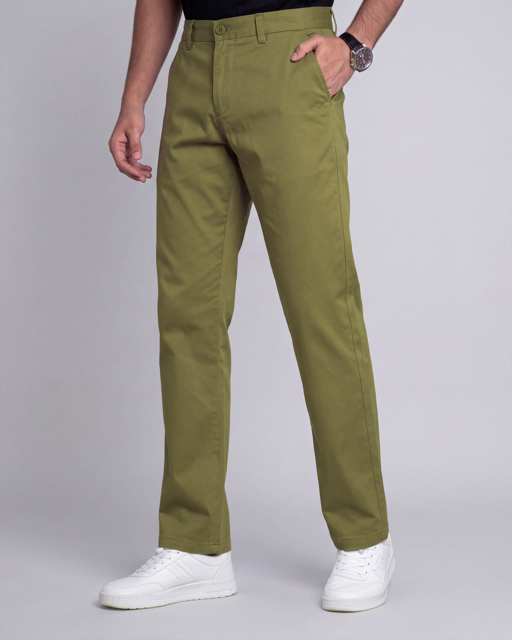 Premium Chino Twill Pant Olive
